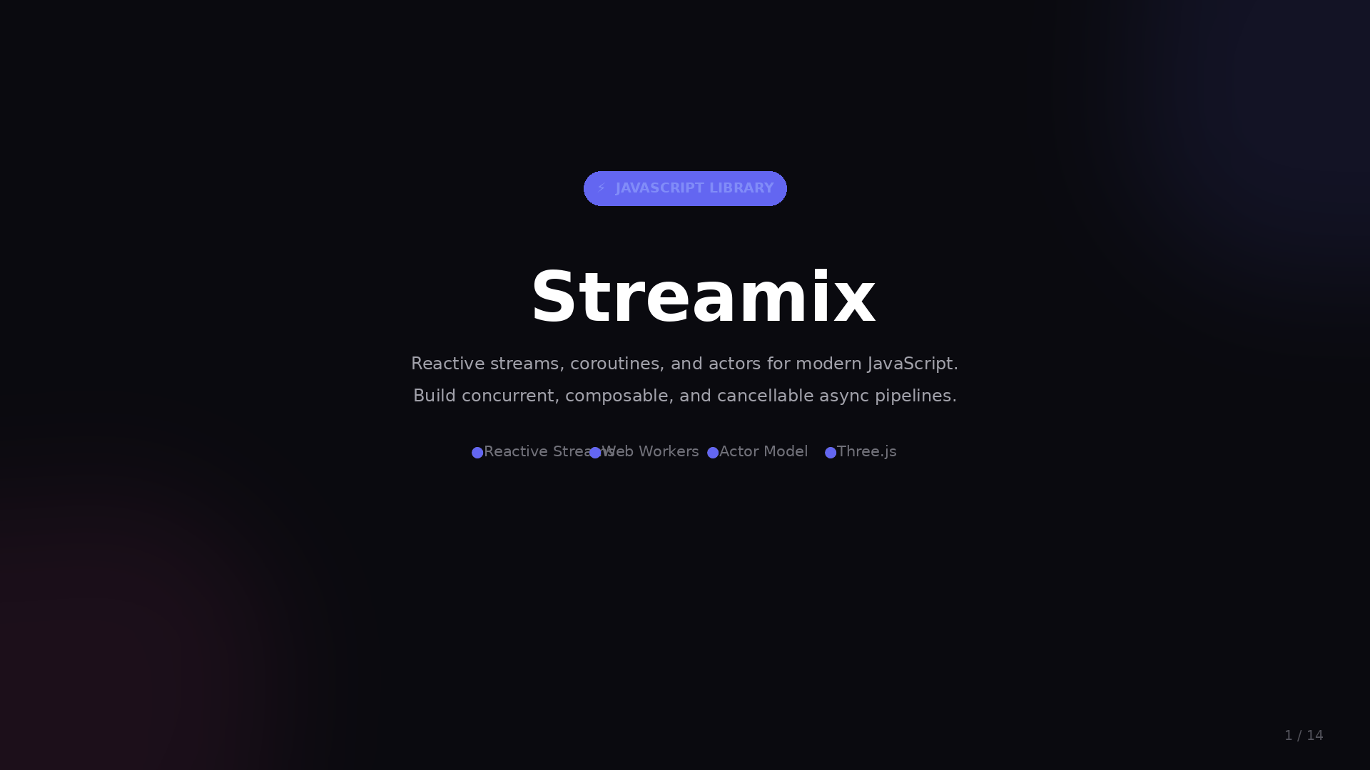 streamix presentation